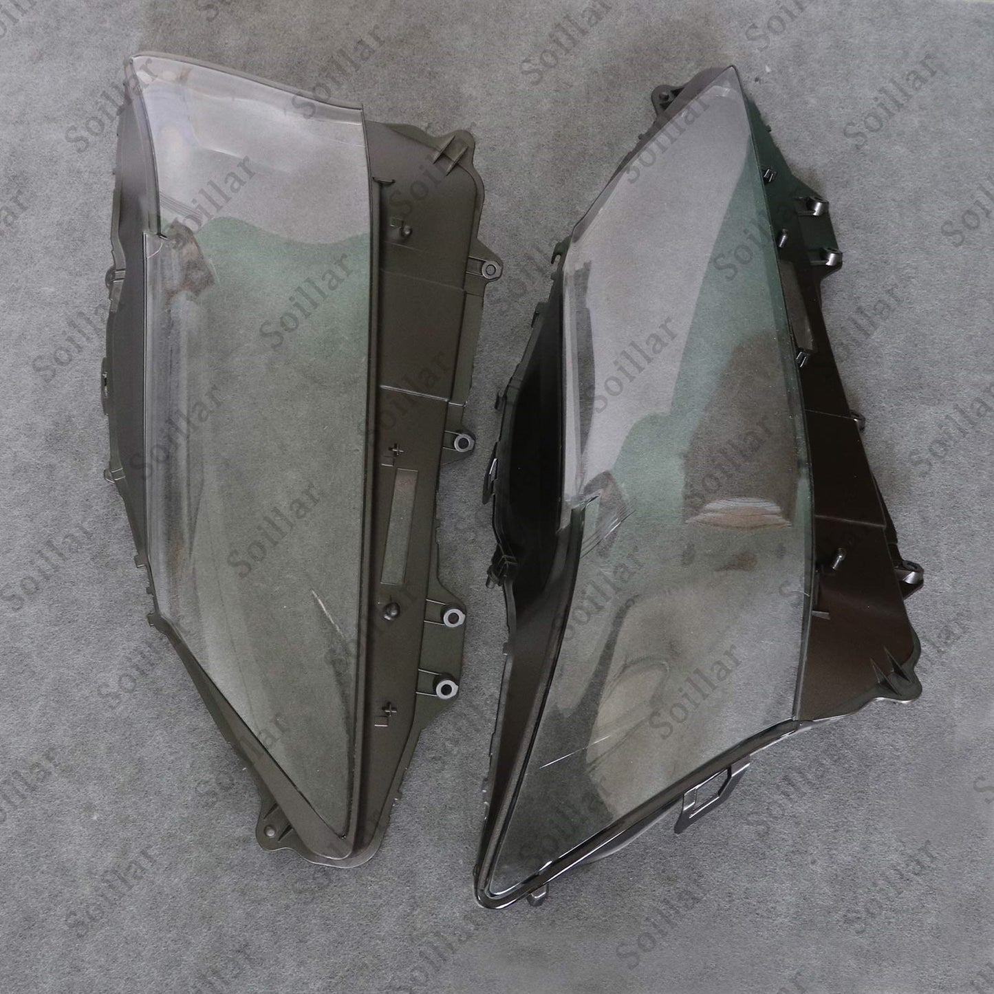 Pair For 2013-2015 Lexus GS350 GS450h Headlight Lens Clear Headlamp Cover LH&RH