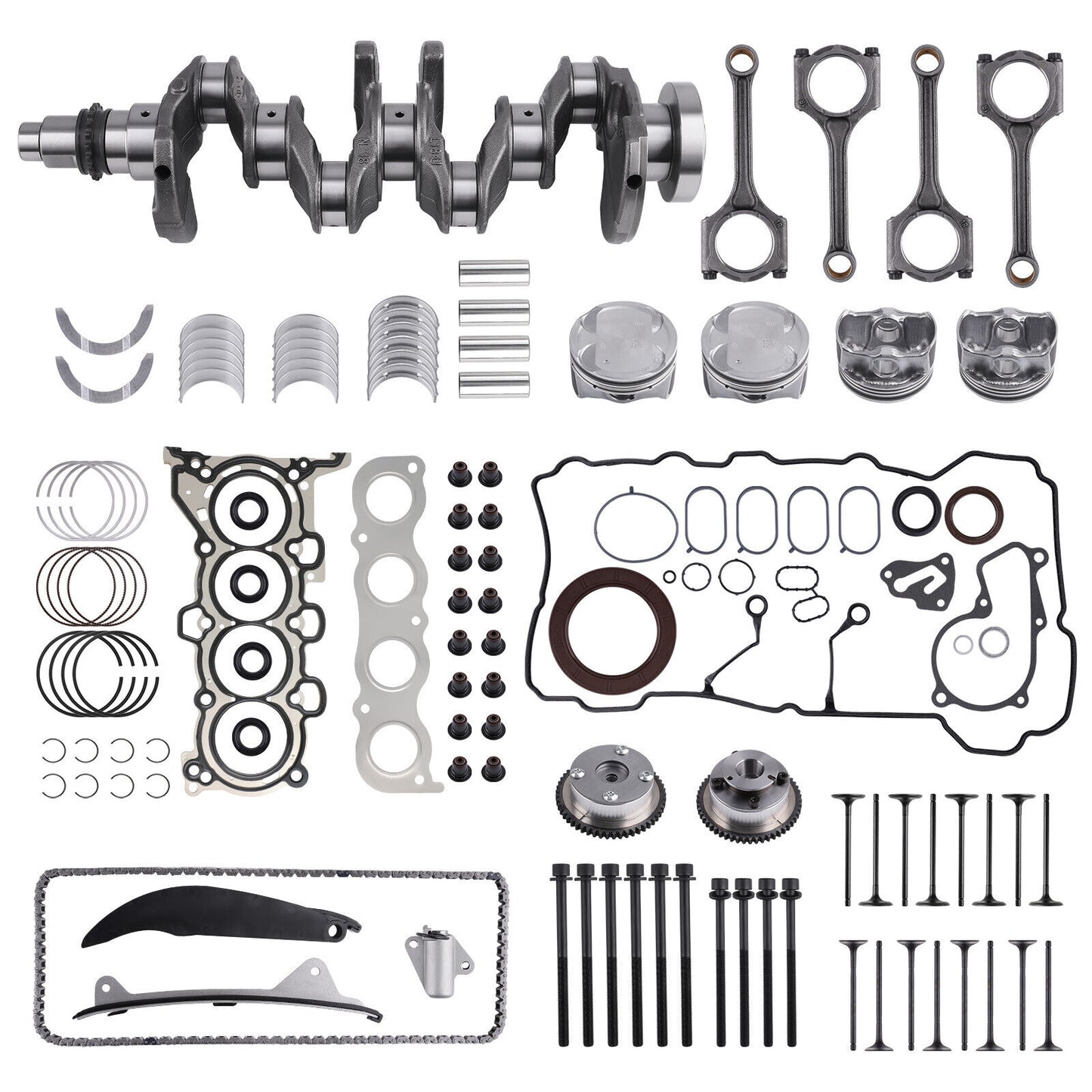 G4NB 1.8L Engine Overhaul Rebuilding Kit For Hyundai Elantra Mistra KIA Forte K4