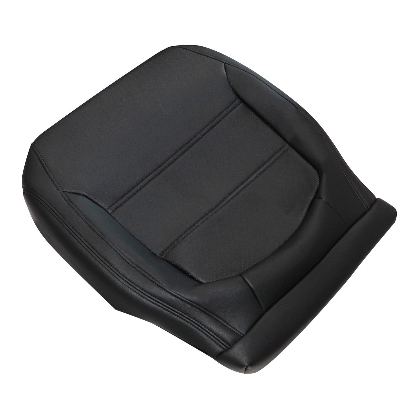 Fit For 2011-2017 Volkswagen Jetta Driver Bottom Leather Seat Cover Black