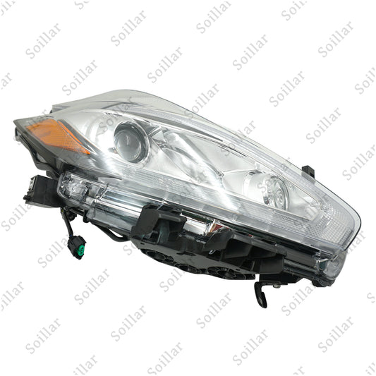 For 2015-2018 Nissan Murano Halogen Headlight LED DRL Lamp Right Passenger Side