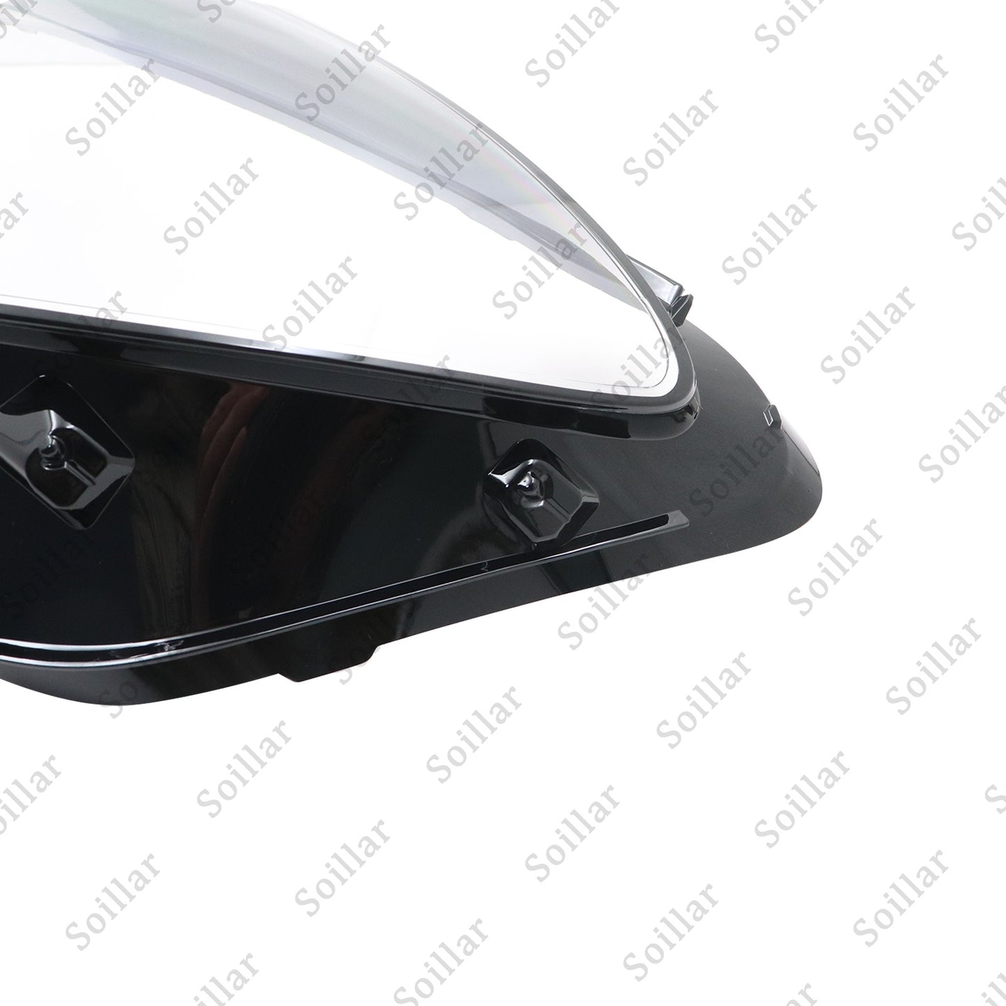 For Mercedes-Benz W167 GLE 2020-2023 Pair Headlight Lens Headlamp Cover Shell