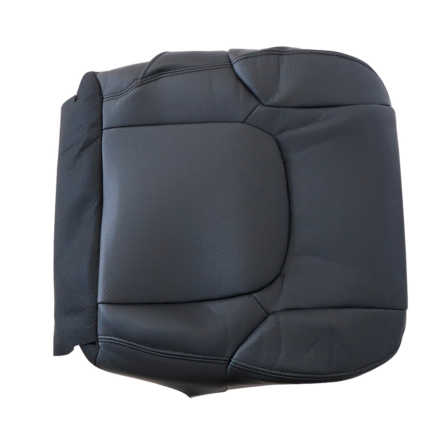 For 2005-2021 Nissan Frontier SL LE Pro-4x S SV Driver & Passenger Bottom Leather Seat Cover Black