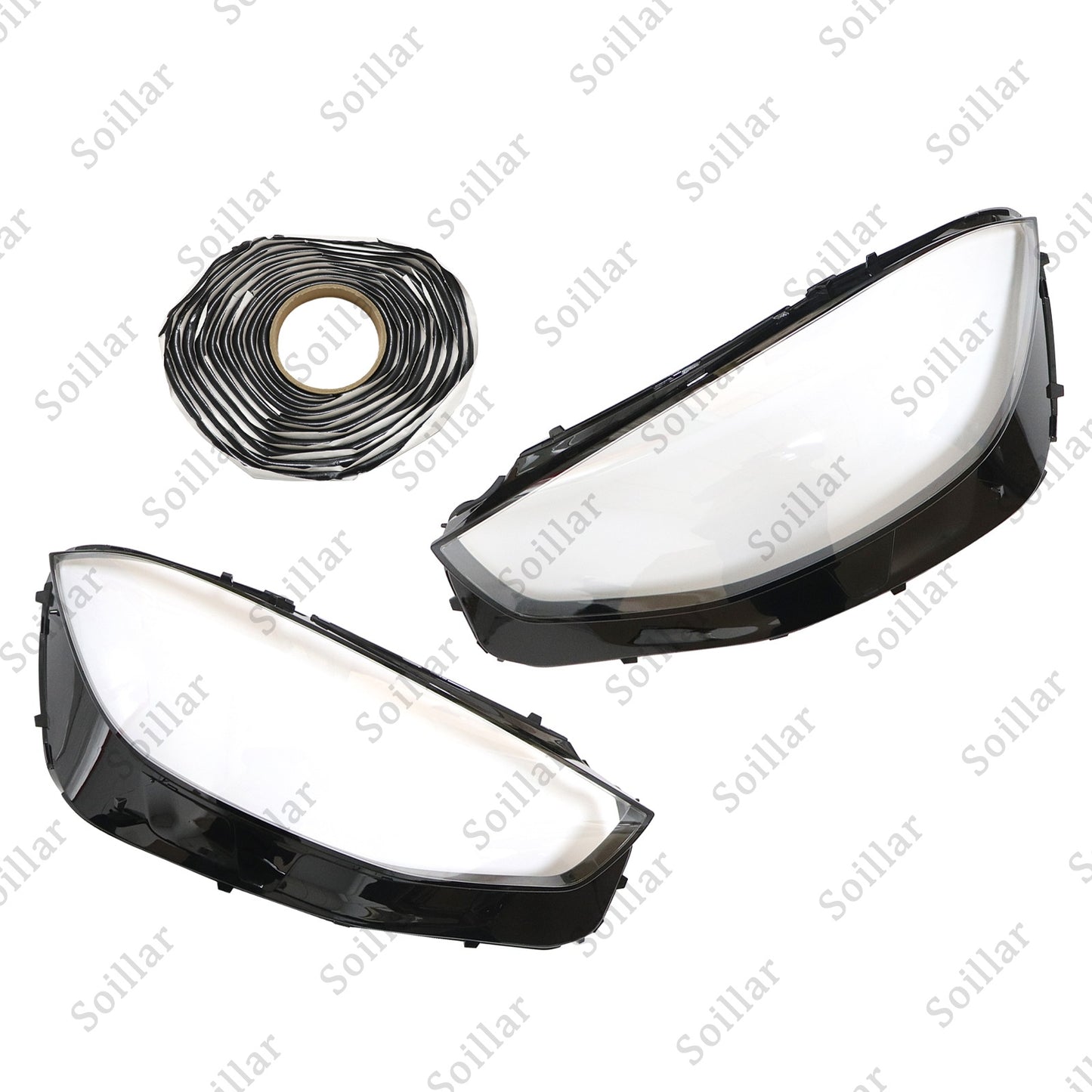Headlight Headlamp Lens Cover+Sealant Glue For Mercedes-Benz S-Class W223 2020+