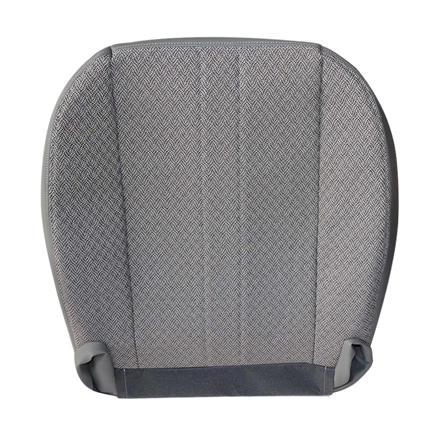For 2003-2014 Chevy Express & GMC Savana 1500 Front Driver & Passenger Bottom & Top Cloth Seat Cover Gray