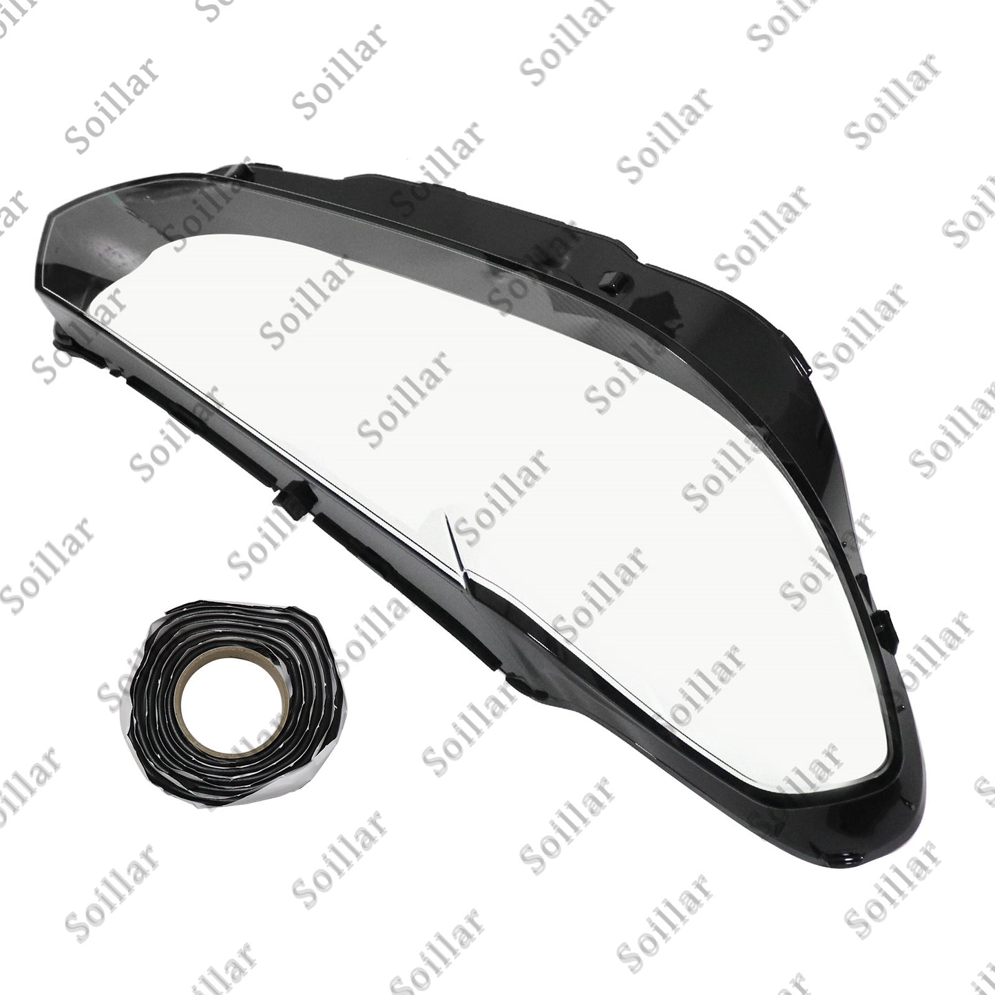 For BMW X3 X4 2022-2024 Right Side Front Headlight Lens Clear Cover+Sealant 1Pcs