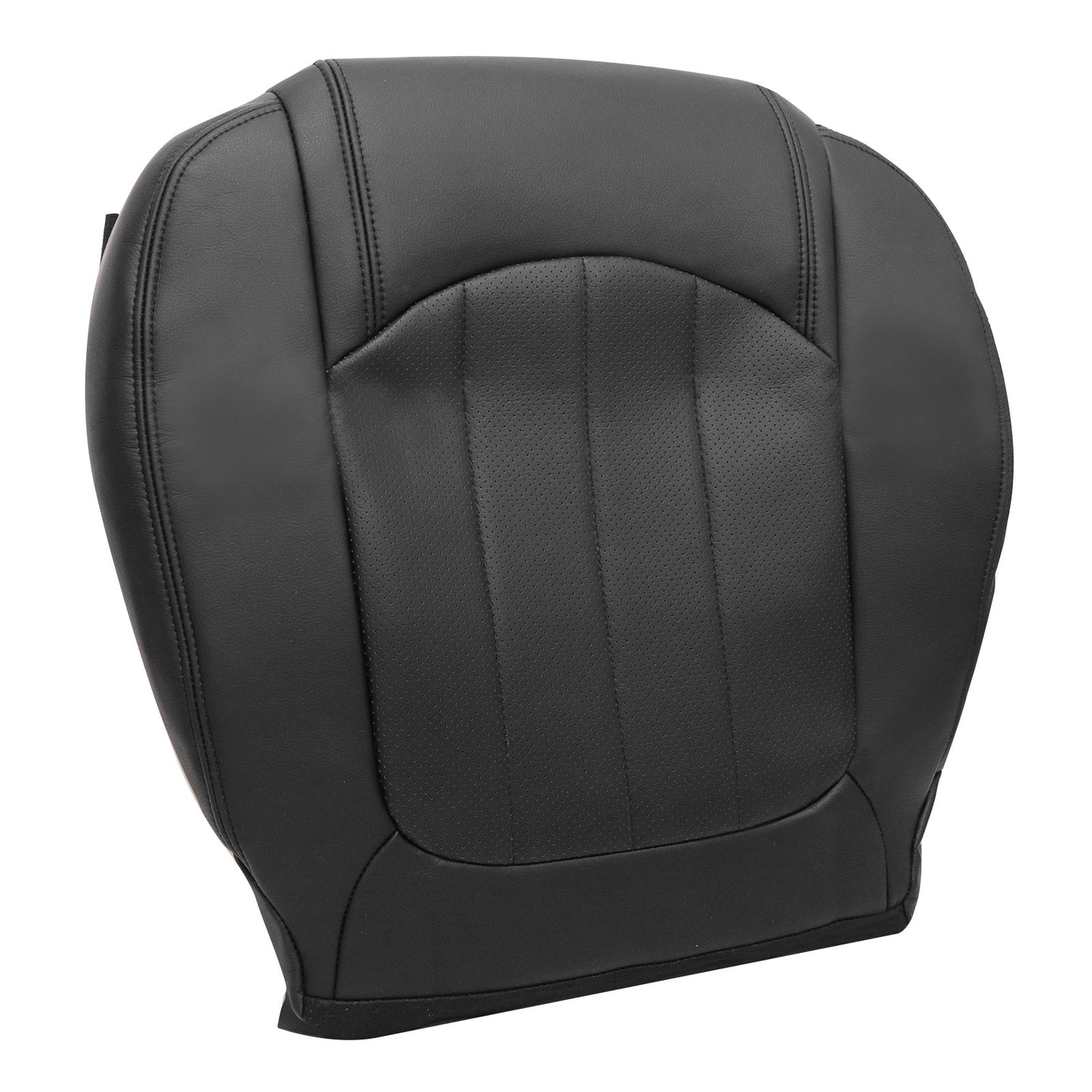 For 2008-2012 Buick Enclave Both Side Bottom & Top Leather Seat Cover Black 4PCS