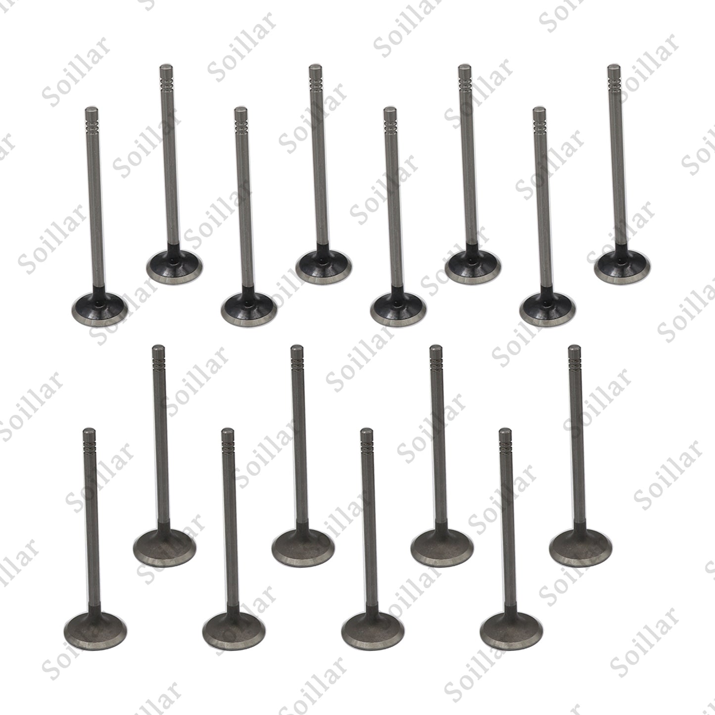 16PCS Intake Exhaust Valves Fit For 2011-2019 Buick Cadillac Chevrolet 1.4L DOHC