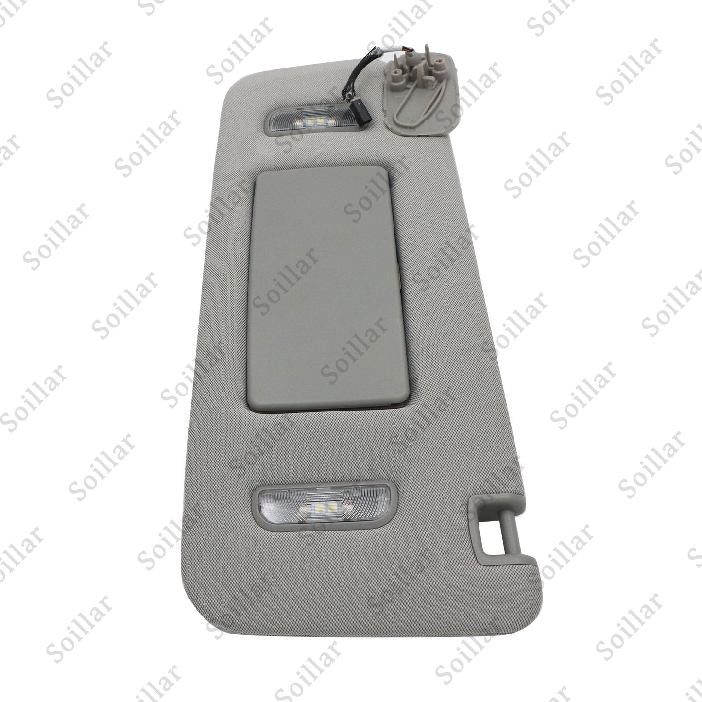 1X For Cadillac Chevrolet GMC 2015-19 Gray Left Driver Side Sun Visor W/ Light