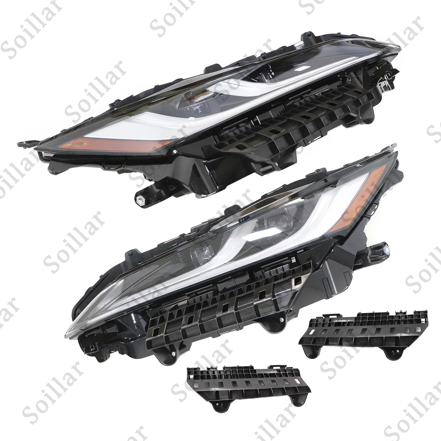 Pair Left + Right For 2021-2024 Toyota Venza Headlight Assembly Driver Passenger
