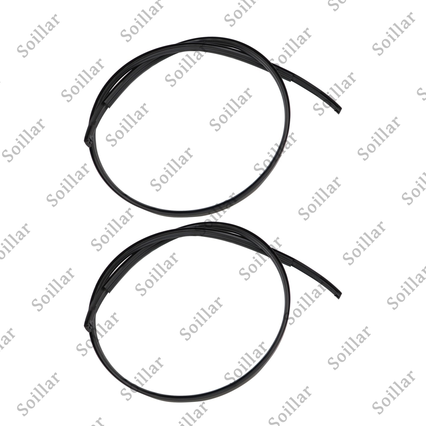 Black High Quality Roof Trim Molding Kit Fit for 06-2016 Toyota Yaris Hatchback