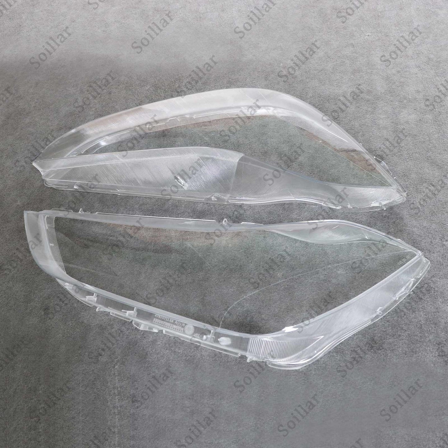 Pair Clear Headlight Lens Cover For Maserati Ghibli 4-Door 2014-2018 2019-2022