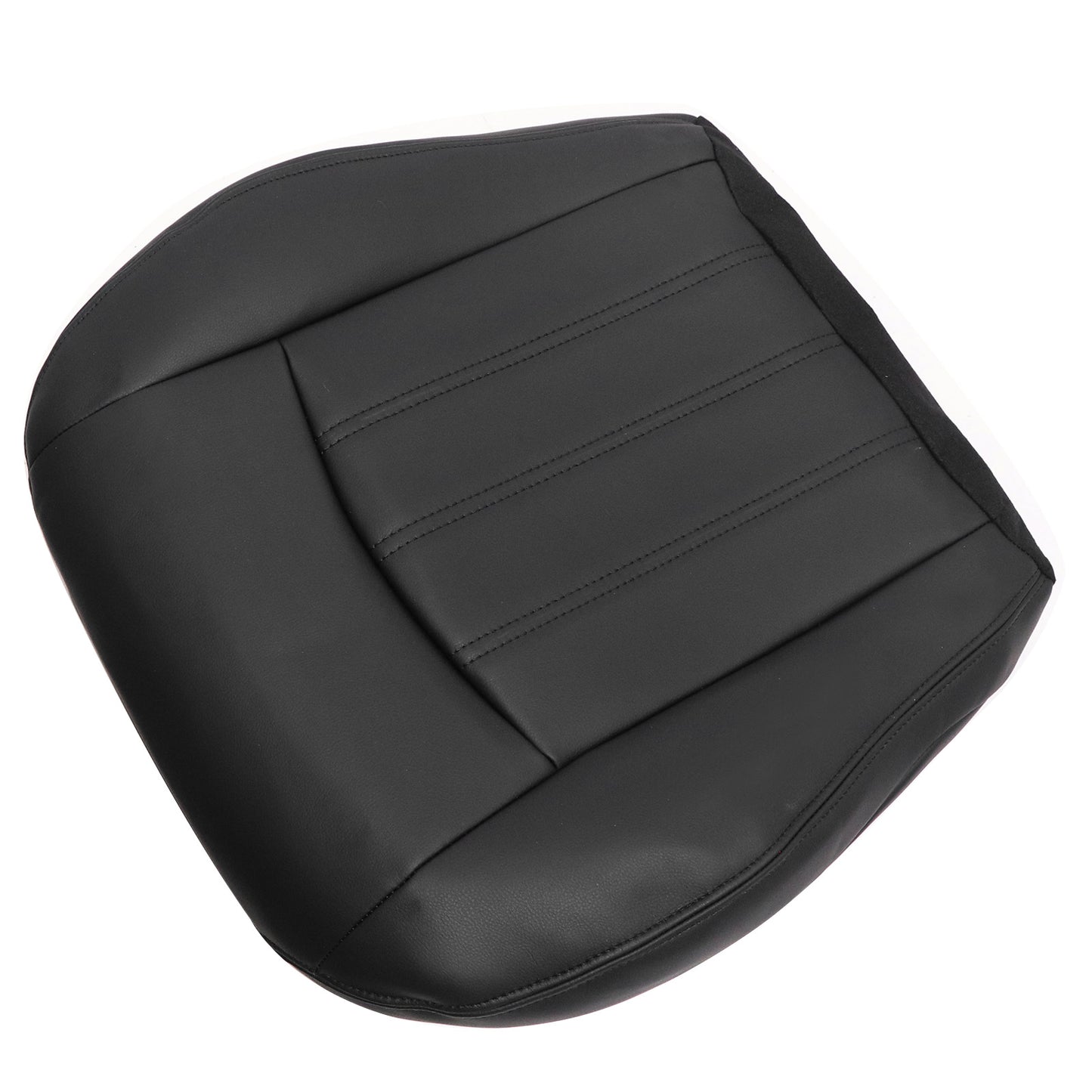 For 2005-2010 Chrysler 300C Driver & Passenger Bottom Seat Cover Black