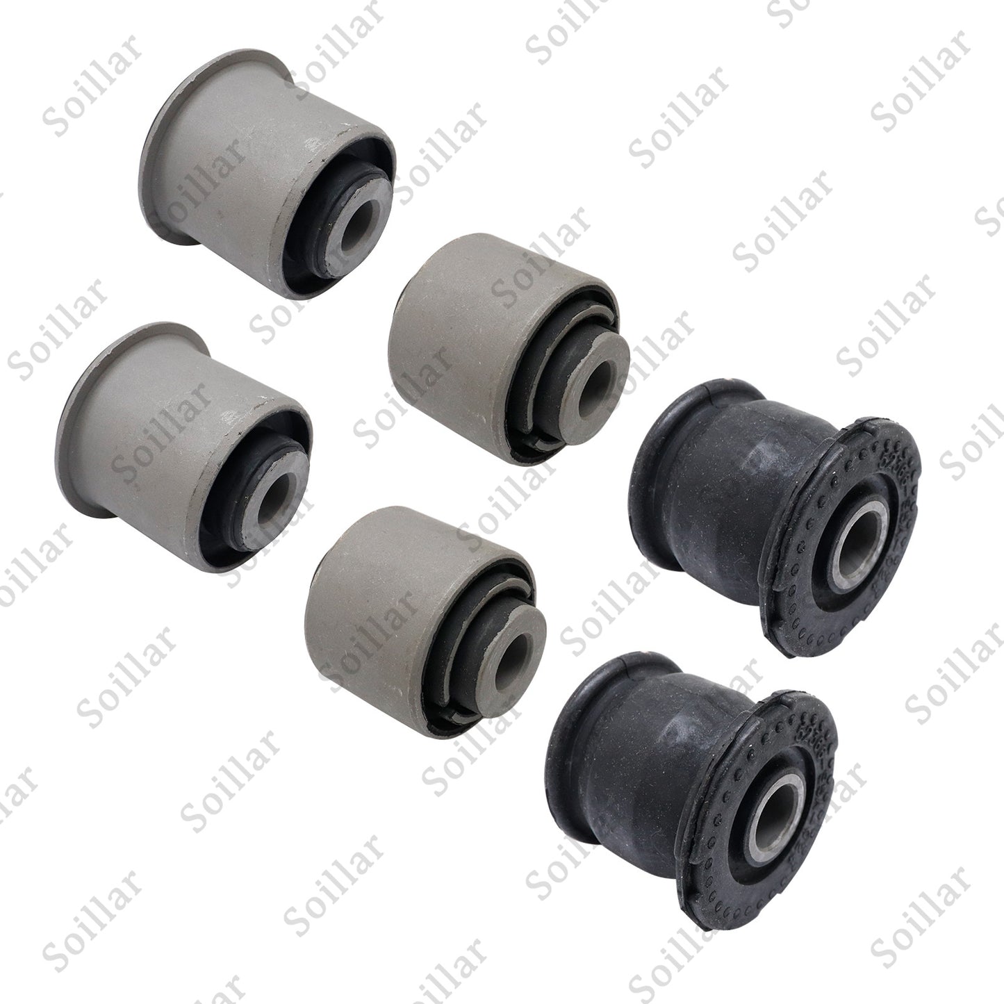Set (6) Rear Lower Knuckle Bushing For Honda CIVIC 01-05 CRV 02-06 ELEMENT 03-06