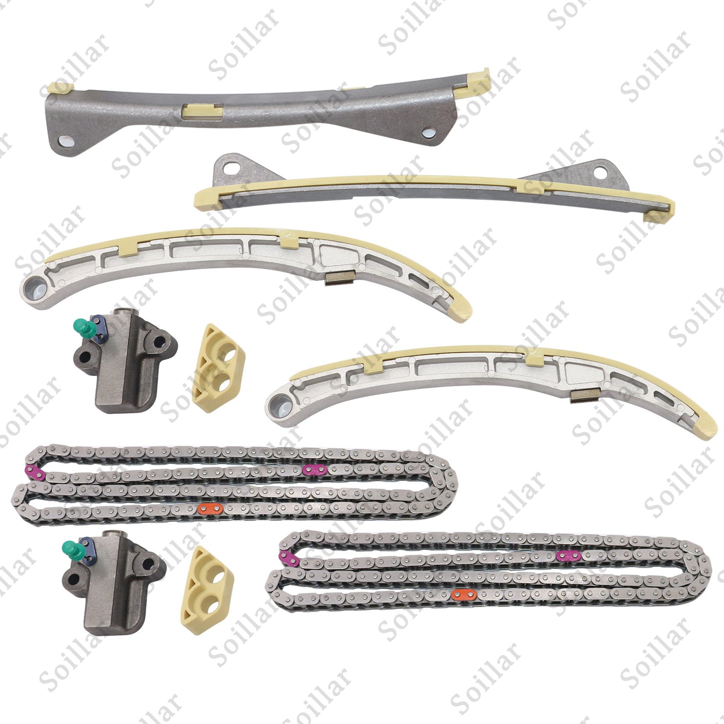 Timing Chain Set For Hyundai Kia Santa Fe Sorento Azera Genes 3.3L 3.8L