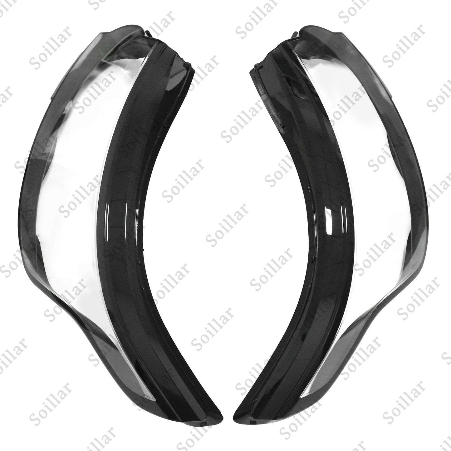 Left & Right Headlight Lens Cover For 2014-2017 Land Rover Range Rover