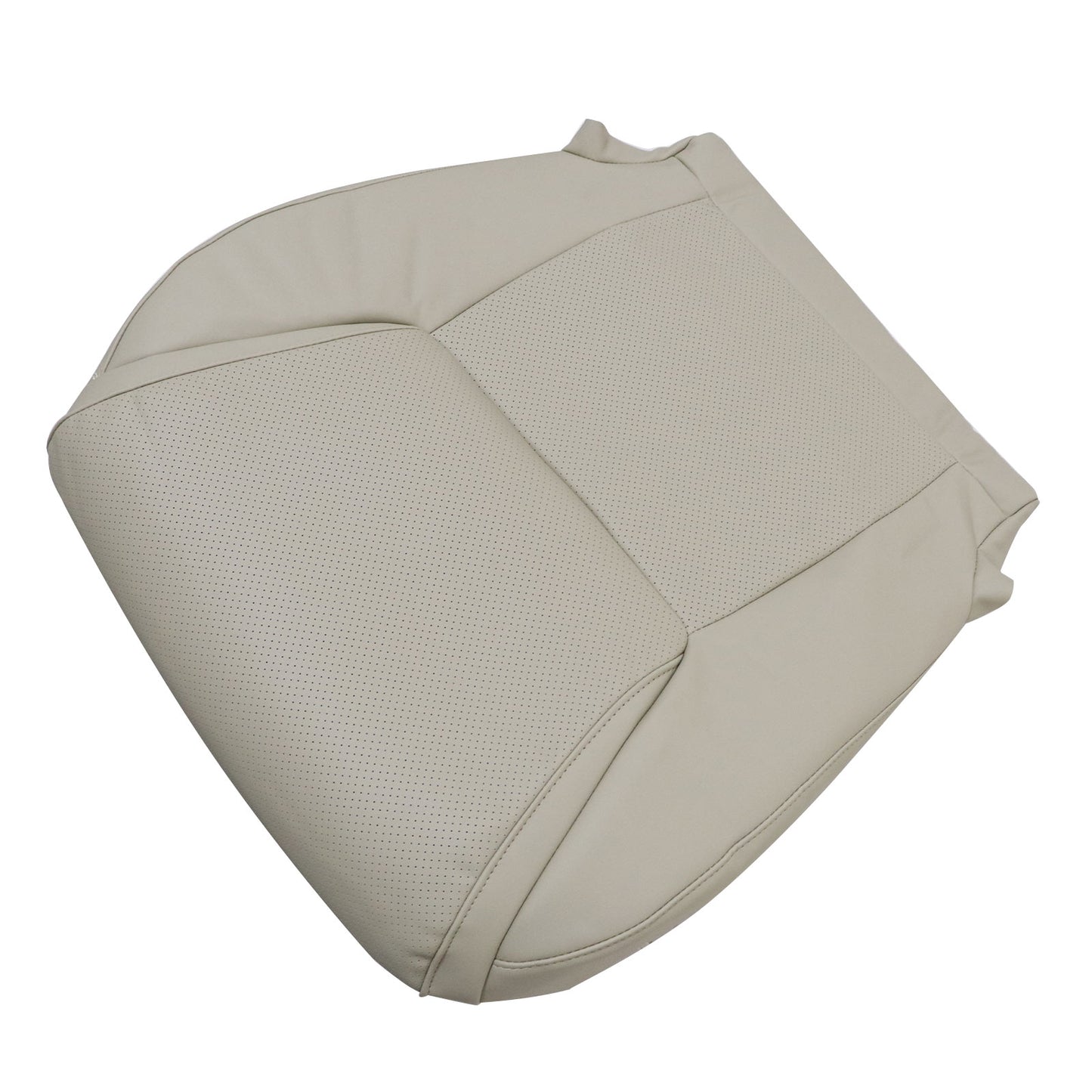 For 2008-2015 Lexus LX570 Front Driver & Passenger Bottom Perforated Leather Seat Cover Tan