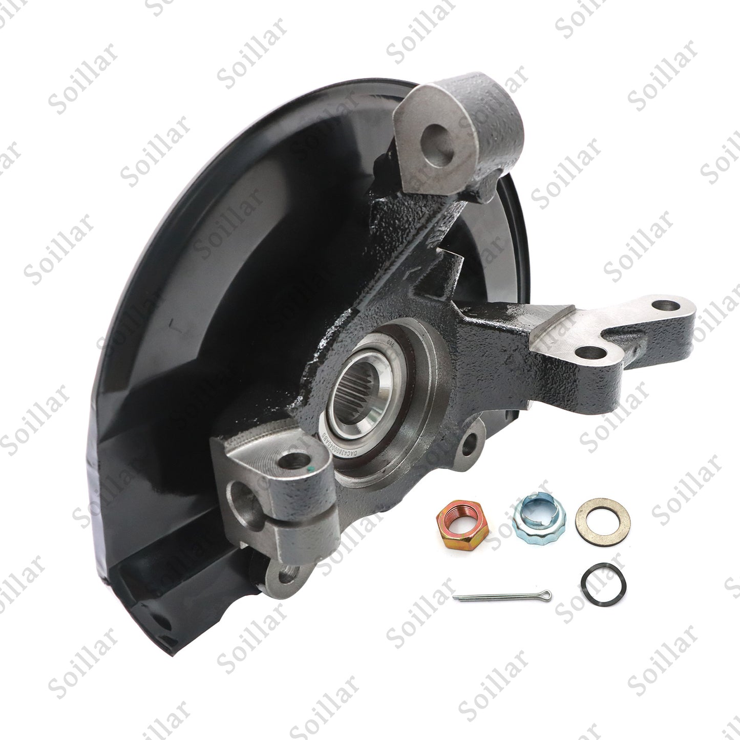 Front Driver Steering Knuckle & Hub Bearing Assy For Mitsubishi Outlander 07-18