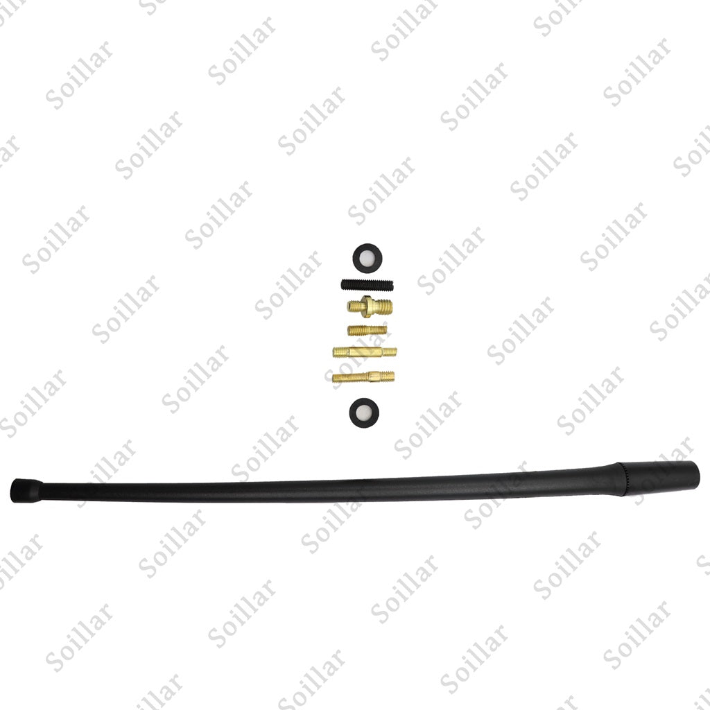13" SHORT Custom Flexible Rubber Antenna Mast FITS Fits For 1994-2021 Dodge RAM