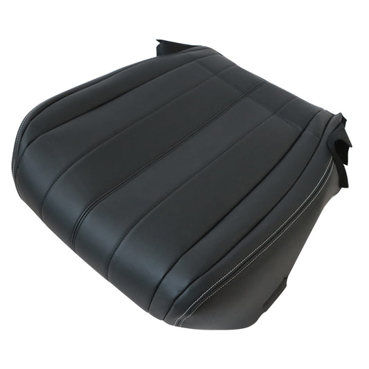 Driver Bottom Leather unperforated Seat Cover Black For Infiniti QX70 2014