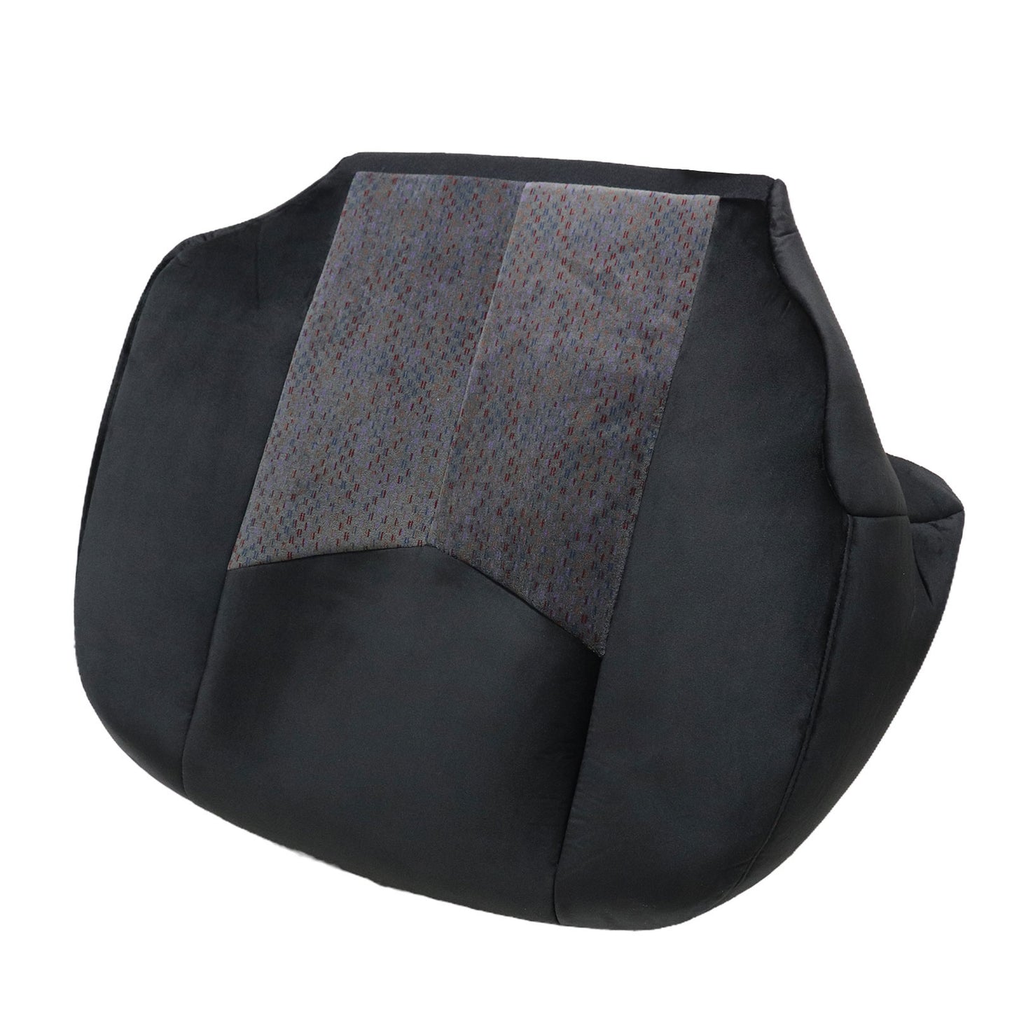 For 2003-2006 Chevy Silverado GMC Sierra 1500 2500 3500 Front Driver & Passenger Bottom & Top Cloth Seat Cover Dark Gray