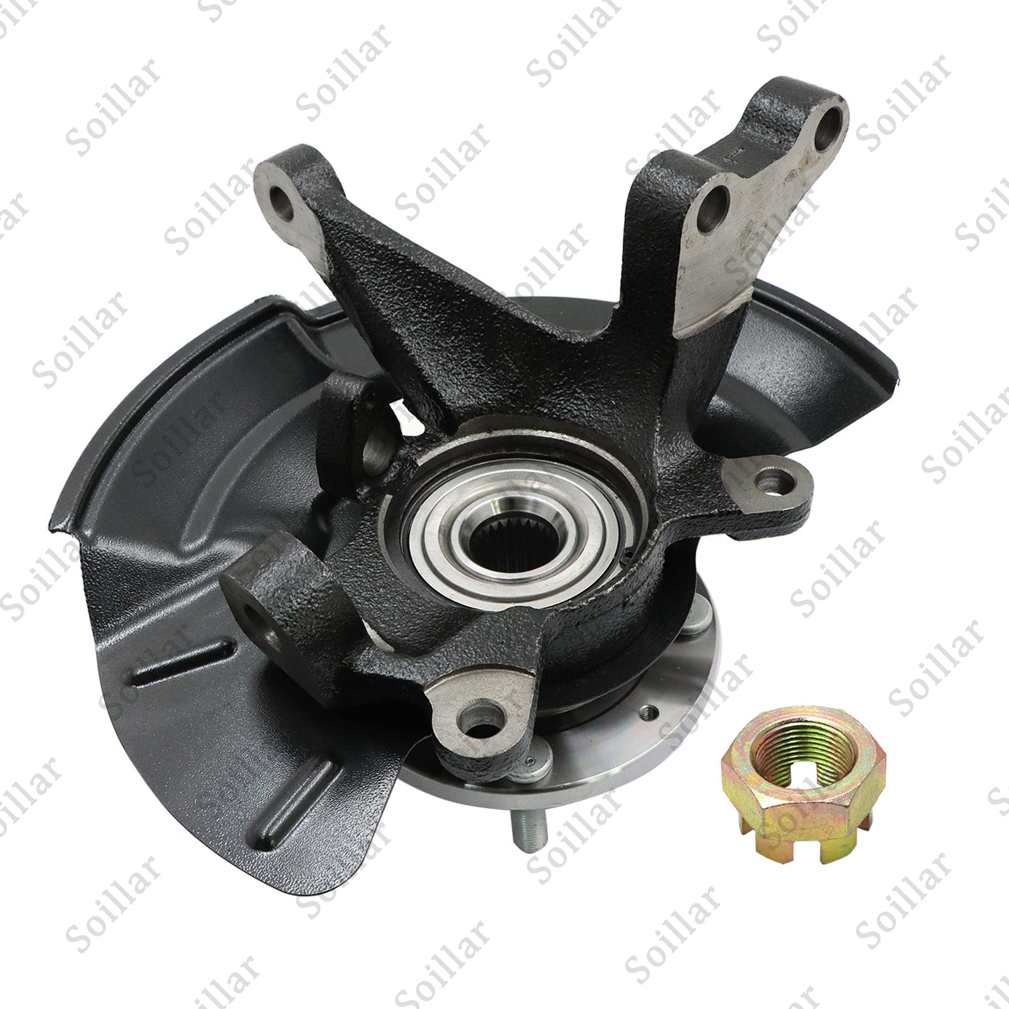 Front Left Driver Steering Knuckle Assembly For Hyundai Elantra 2001-2006 2.0L