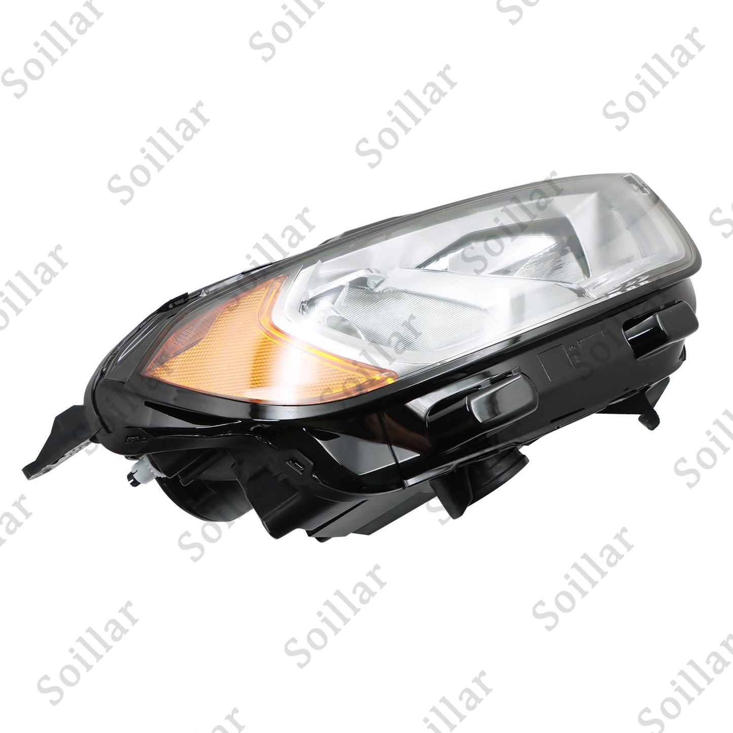 LED DRL Headlight Fits Ford EcoSport 2018-2022 Passenger Side Halogen With Bulbs