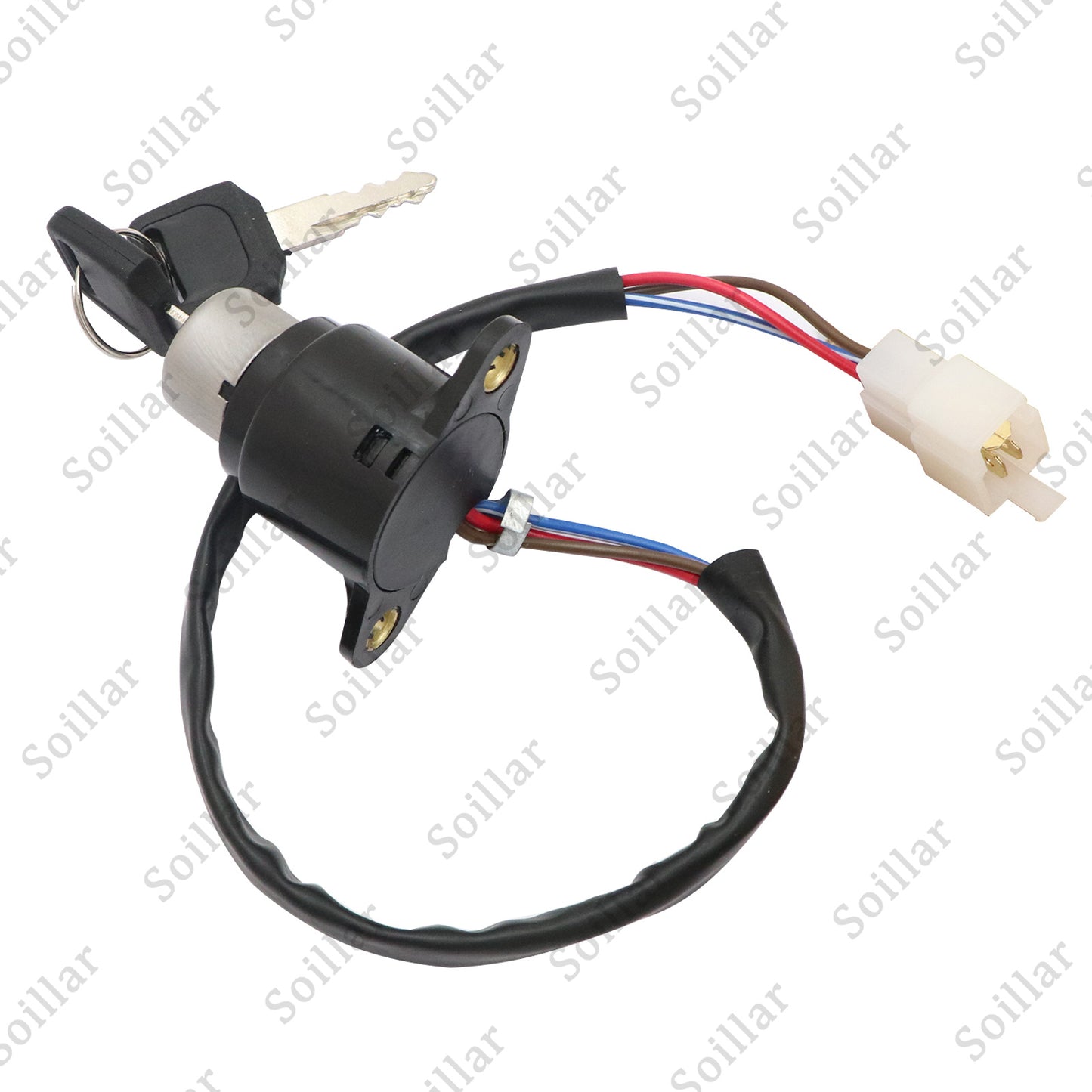 Ignition Key Switch Fit For Honda Shadow Spirit Sabre Aero VT1100 C C2 C3 Black