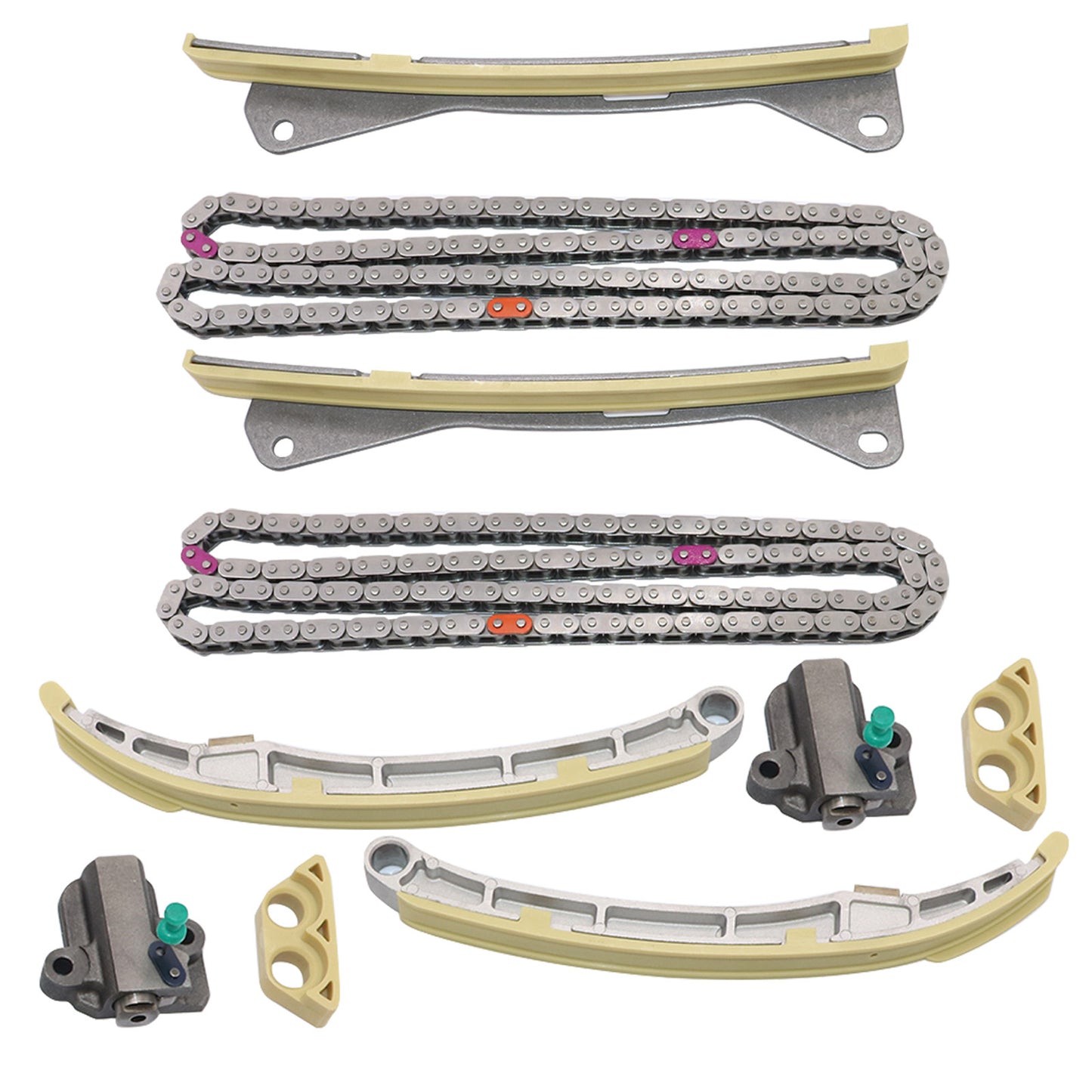 Timing Chain Set For Hyundai Kia Santa Fe Sorento Azera Genes 3.3L 3.8L