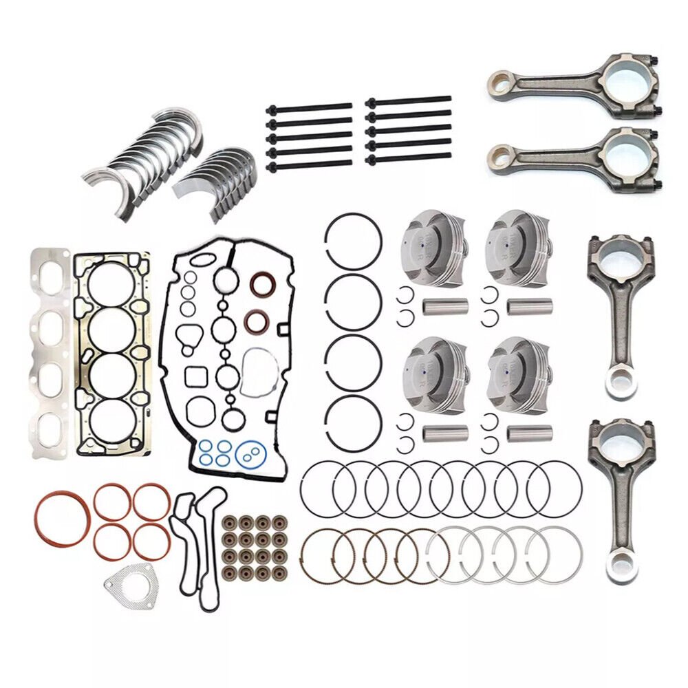 Engine Rebuild-Gasket Piston Bearing Con Rod Kit Fit 12-17 Chevrolet Cruze 1.8L