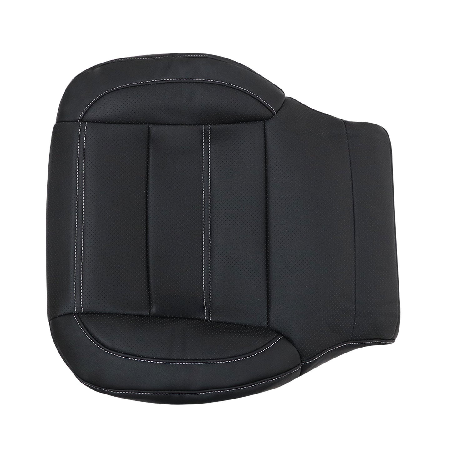 For 2014-2018 GMC Sierra 1500 Denali For 2014-2019 GMC Sierra 1500 Denali Replacement Driver Bottom Leather Seat Cover Black Driver Bottom Perf Leather Seat Cover Black