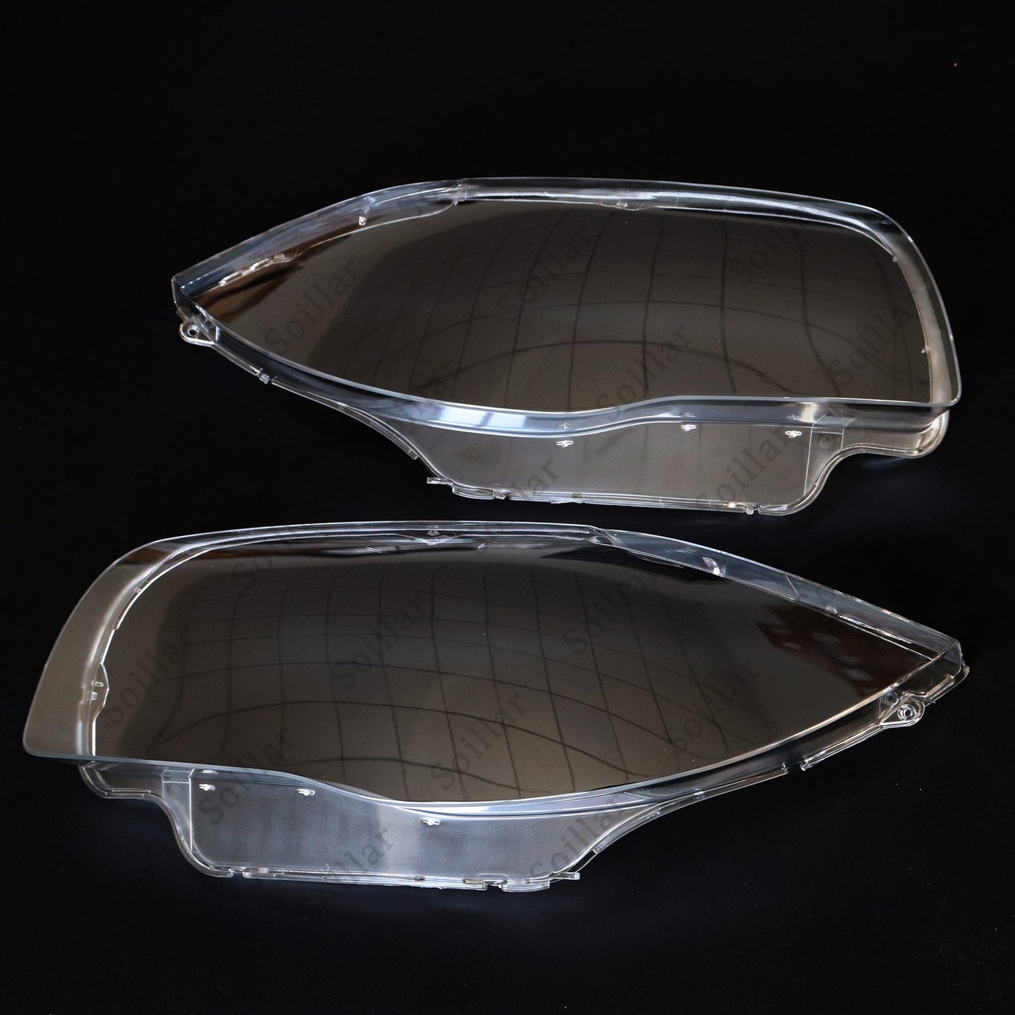 For BMW E81 E82 E87 E88 1-SERIES & 1M 2003-11 Pair Headlight Cover Headlamp Lens