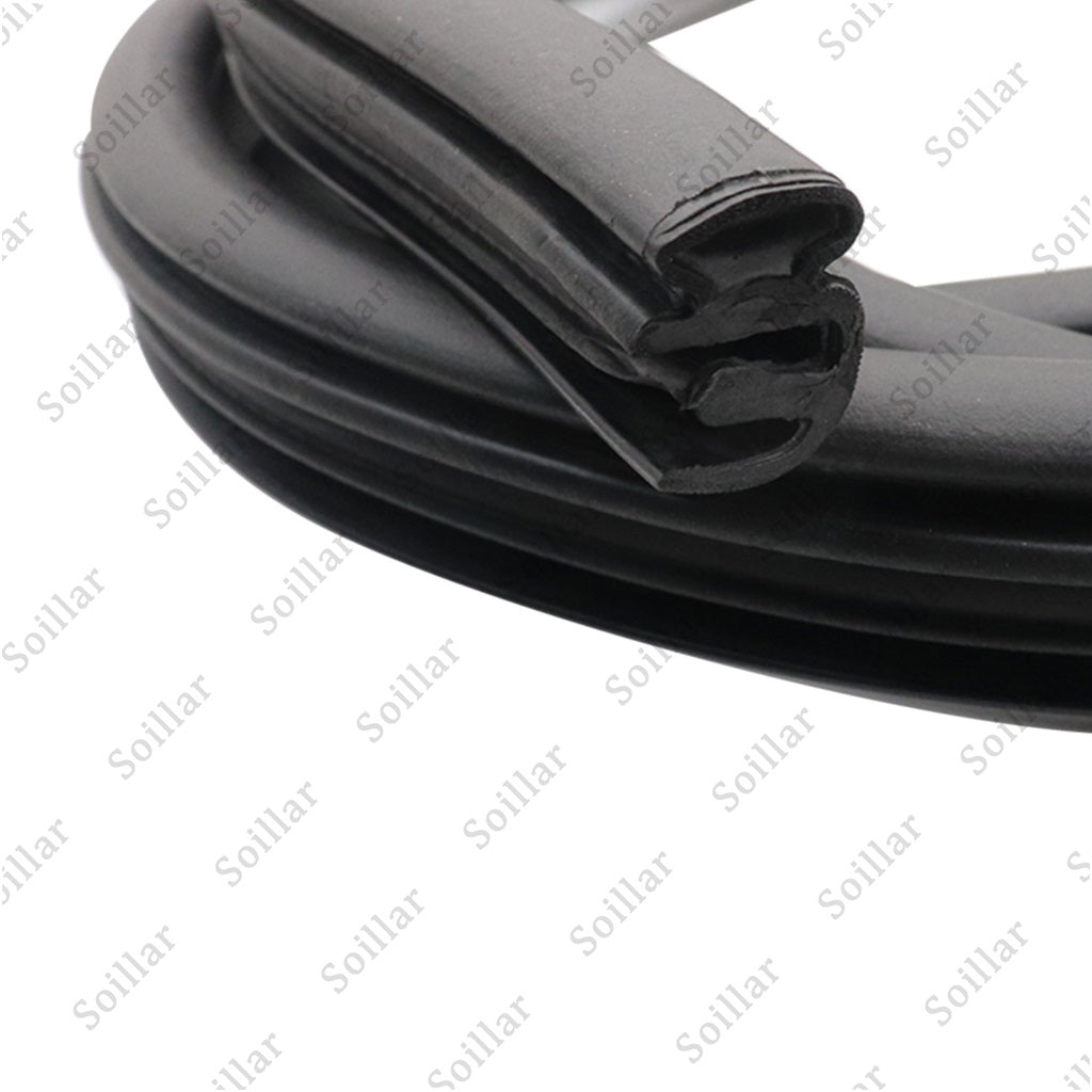 Rubber/Velvet Door Seal Edge Protector Weatherstrip Fit BMW E90 3-Series 05-11