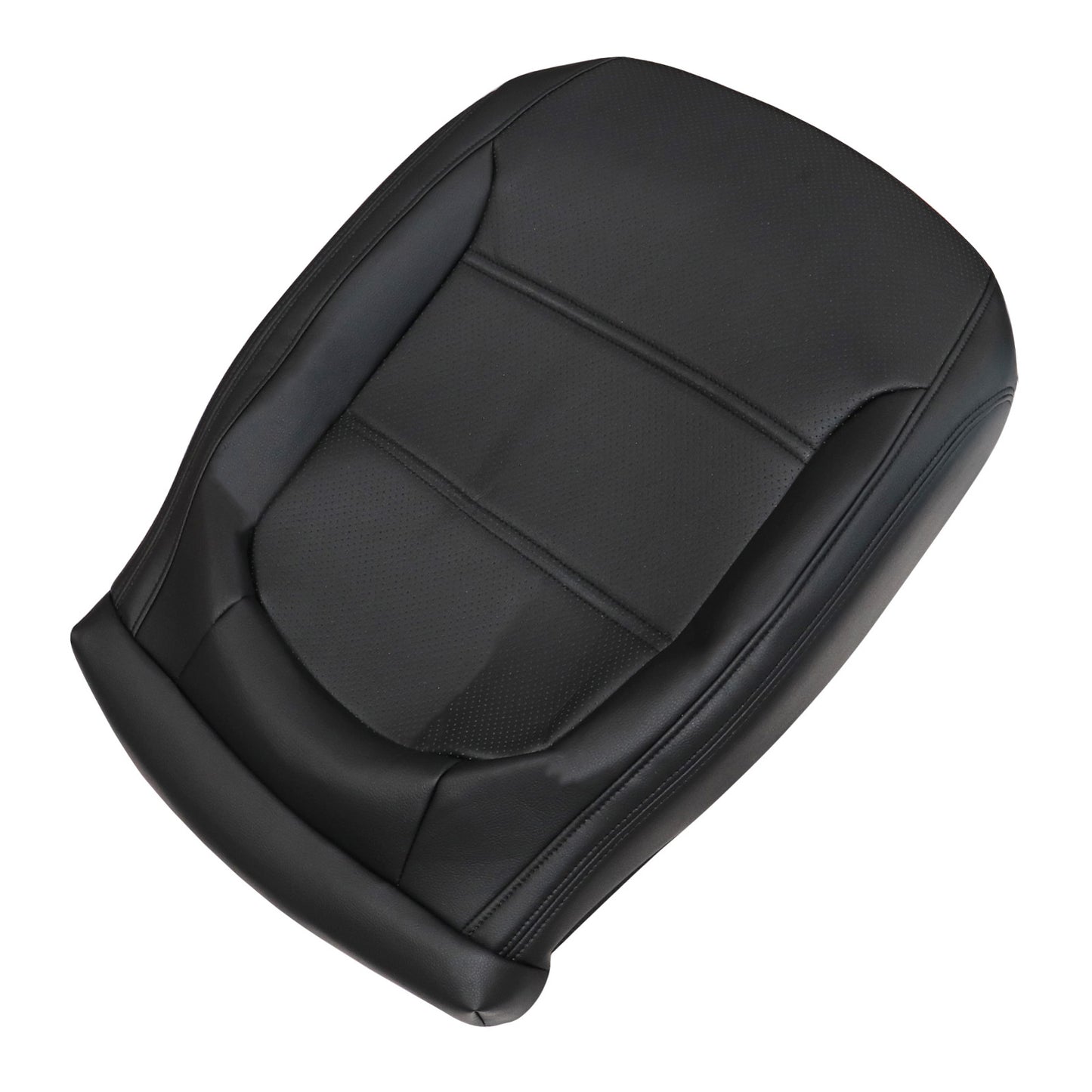 Fit For 2011-2017 Volkswagen Jetta Driver Bottom Leather Seat Cover Black