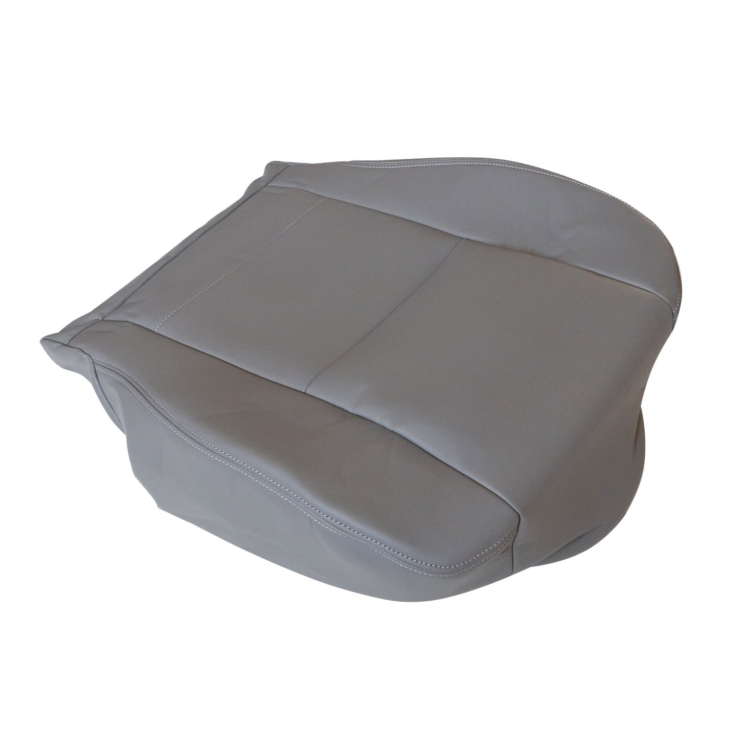 Fits 2000-2004 Toyota Sequoia Tundra Limited SR5 Driver & Passenger Bottom Leather Seat Cover Gray