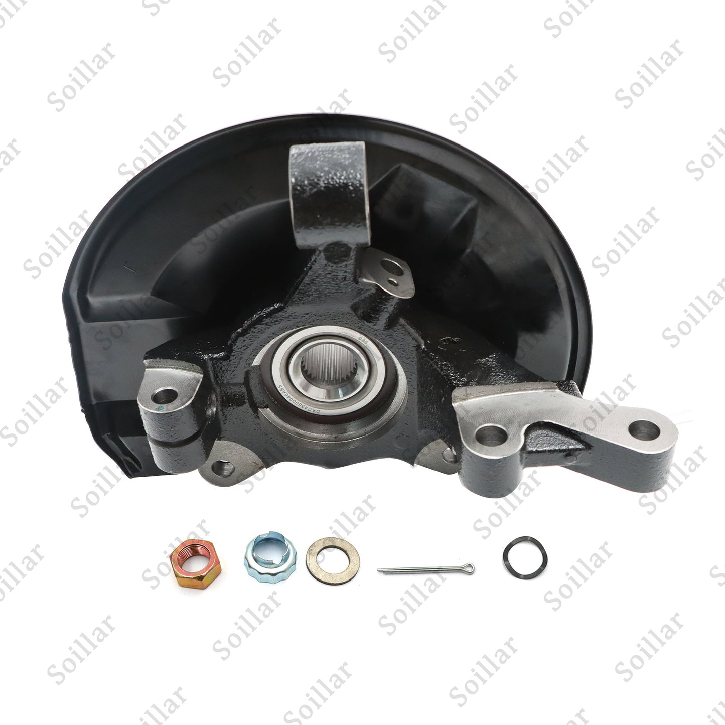 Front Driver Steering Knuckle & Hub Bearing Assy For Mitsubishi Outlander 07-18