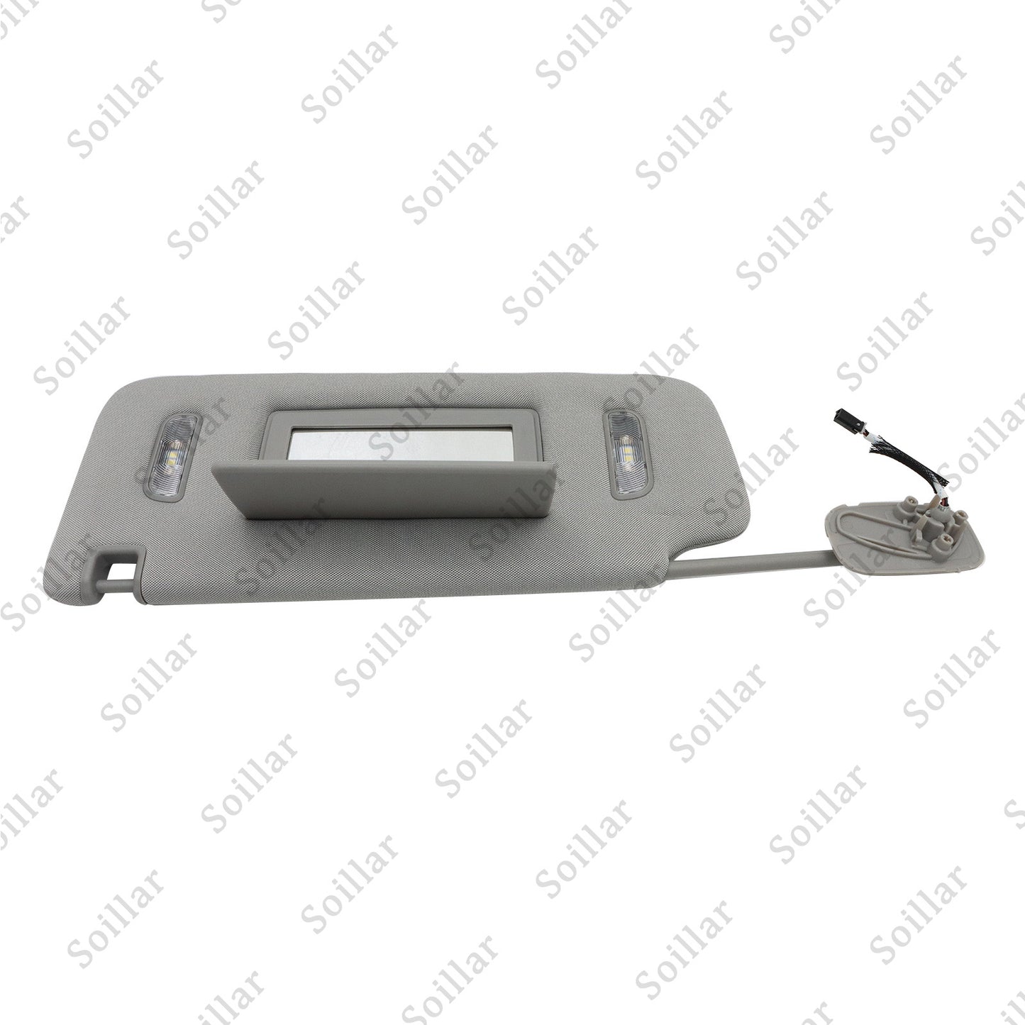 1X For Cadillac Chevrolet GMC 2015-19 Gray Left Driver Side Sun Visor W/ Light