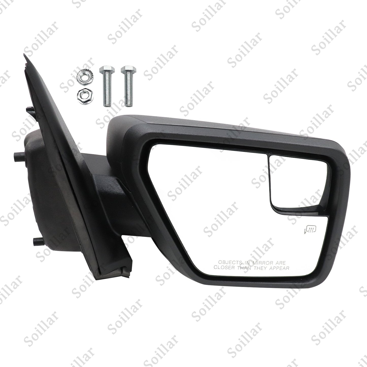 Passenger Side Door Mirror Power Heat Manual Folding For 2021-2024 Ford F-150