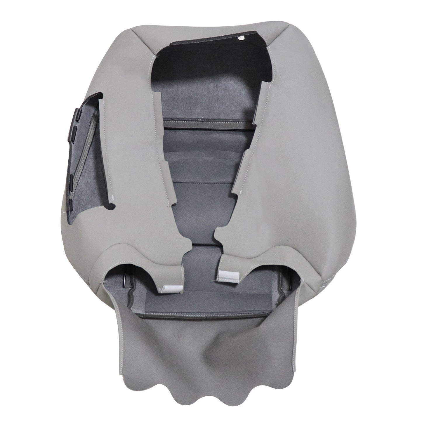 For 2010-2016 Mercedes Benz E200 E250 E300 E350 Driver Top Replacement Leather Seat Cover Gray