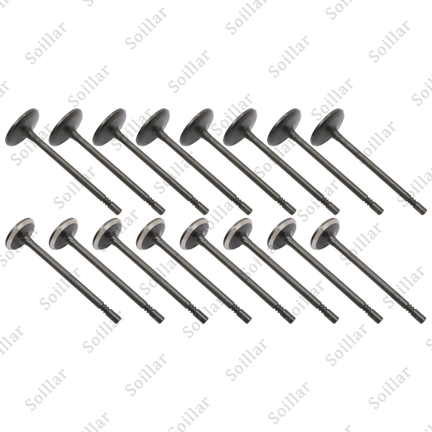 8pcs Intake+8pcs Exhaust Valves Fit 00-14 Ford Mercury Lincoln 4.6 5.4L 16V