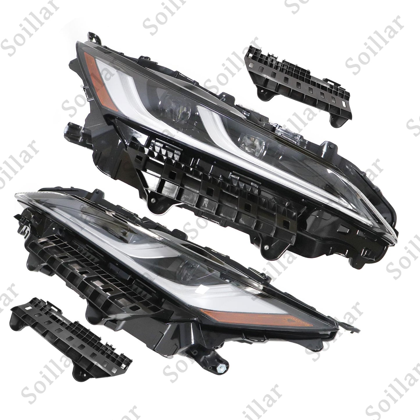 Pair Left + Right For 2021-2024 Toyota Venza Headlight Assembly Driver Passenger