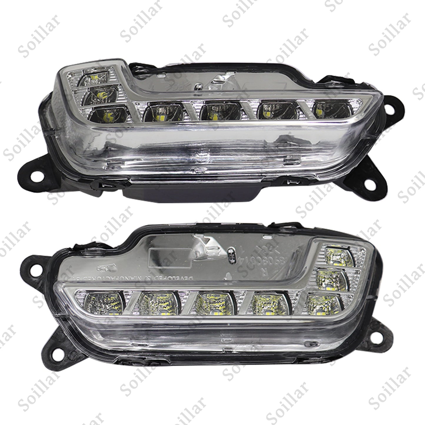 LED DRL Fog Lights Driving Lamps for Mercedes Benz E350 E550 E26 AMG 2010-2016