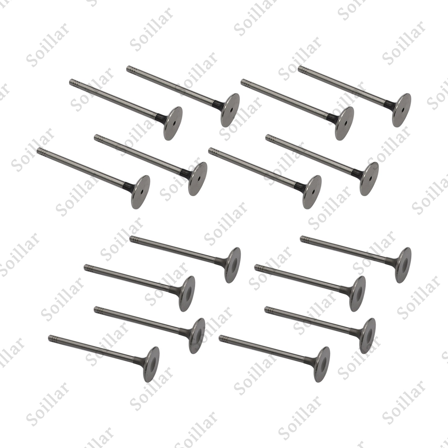 16PCS Intake Exhaust Valves Fit For 2011-2019 Buick Cadillac Chevrolet 1.4L DOHC