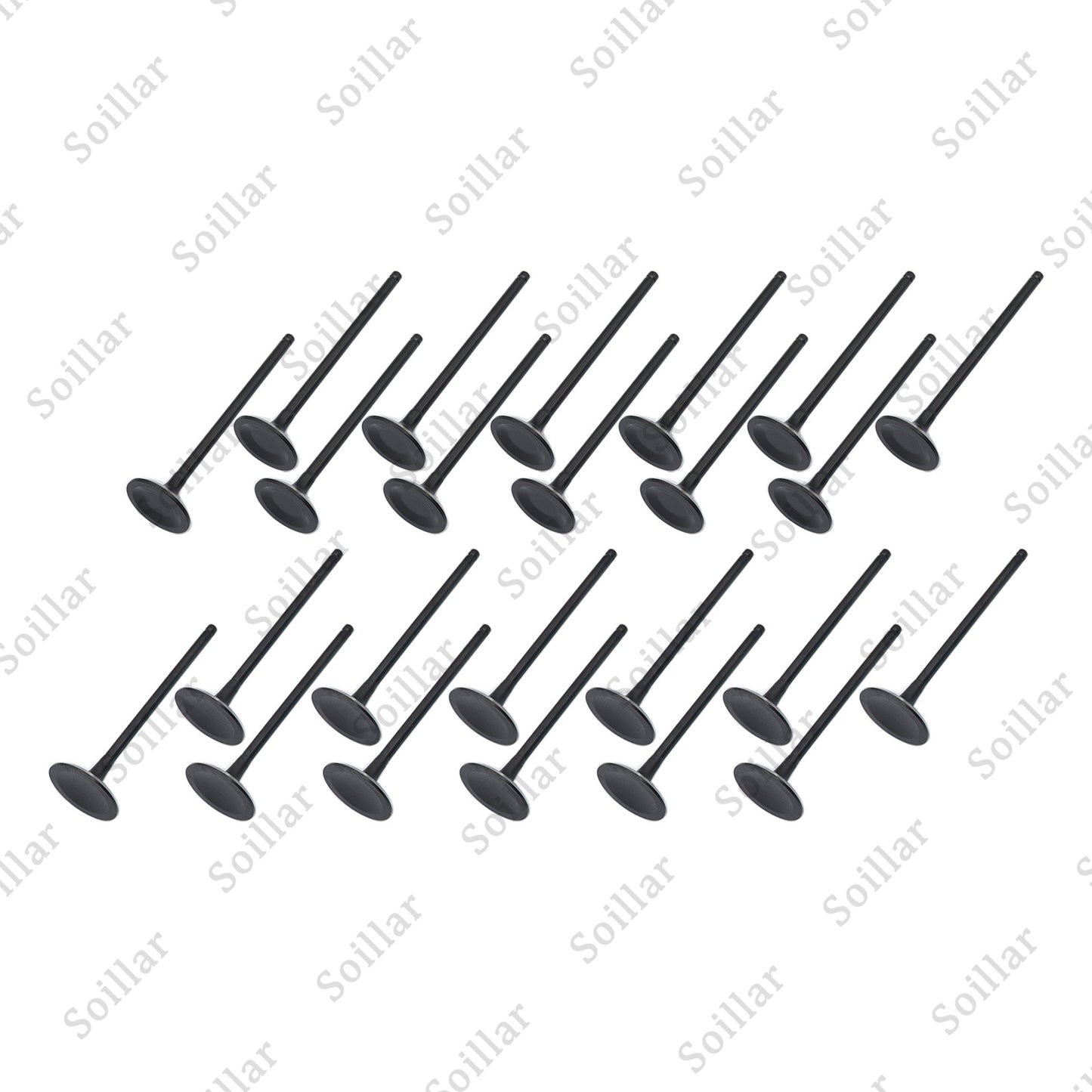 Intake Exhaust Valves Fit For 01-15 Acura Honda 3.2L-3.7L V6 VTEC SOHC 24v J37A