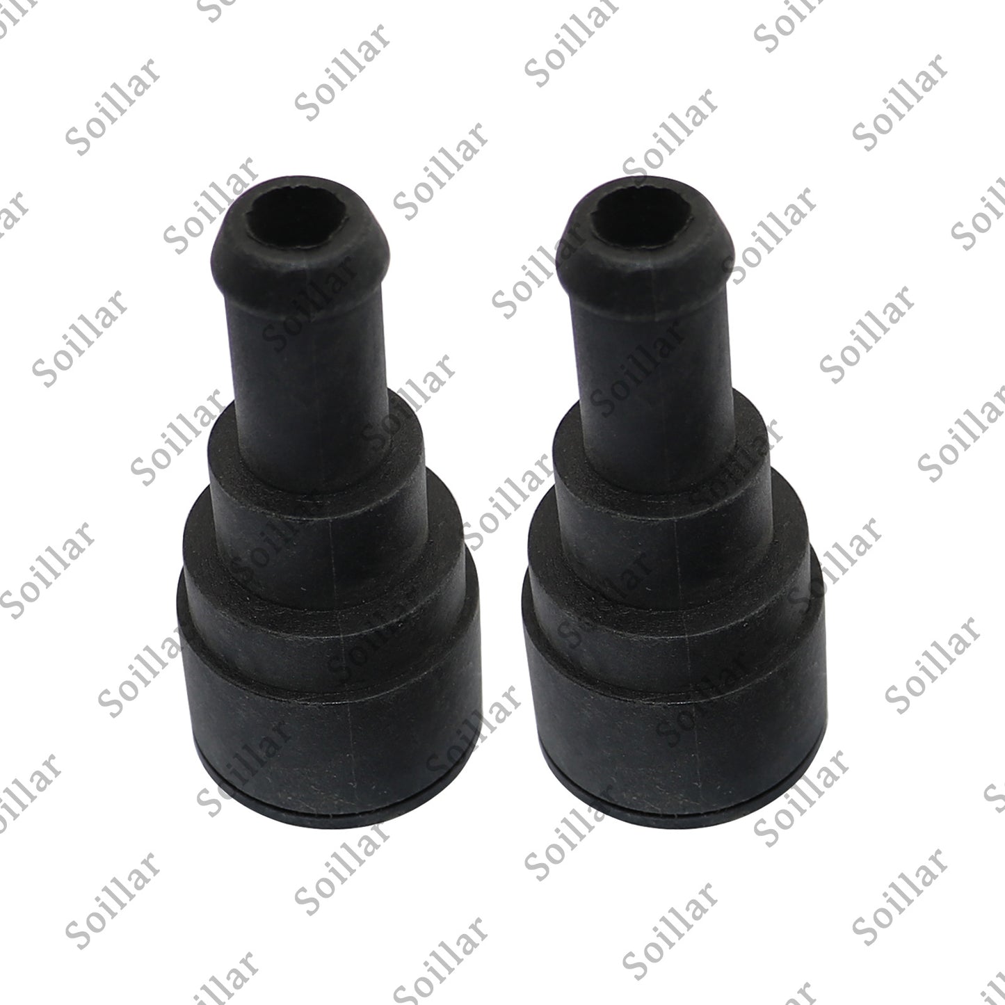 2pcs Heater Core Coolant Hose Connector for Cadillac Chevrolet Tahoe GMC Buick
