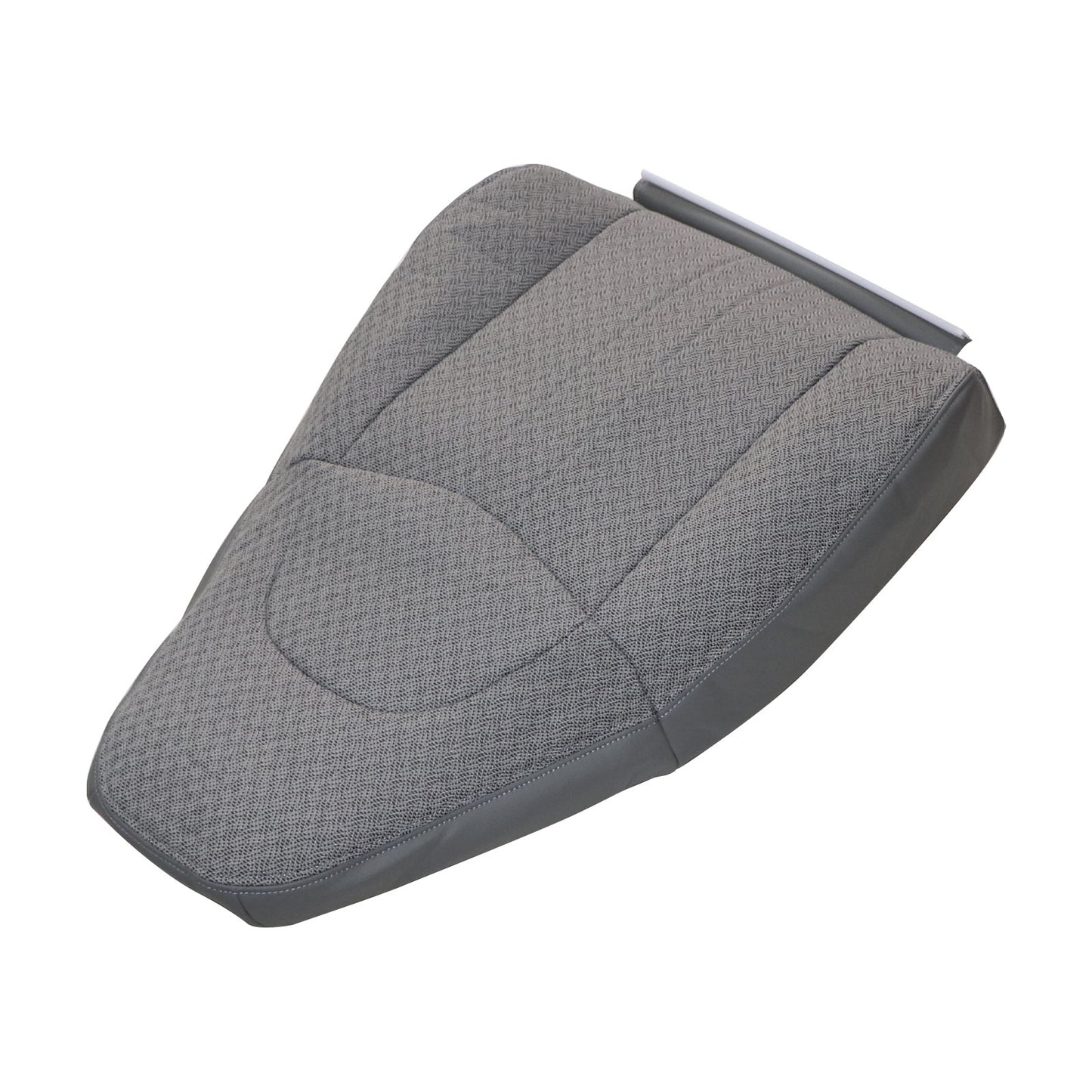 For 2003-2014 Chevy Express & GMC Savana 1500 Front Driver & Passenger Bottom & Top Cloth Seat Cover Gray