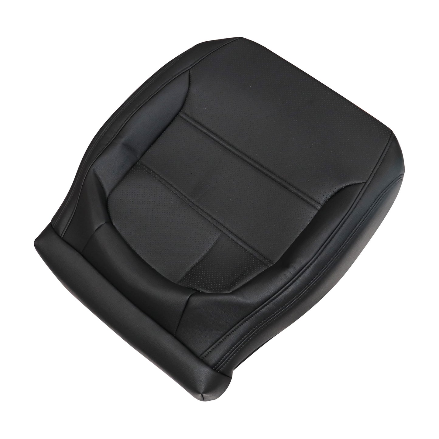 Fit For 2011-2017 Volkswagen Jetta Front Bottom Leather Seat Cover Black