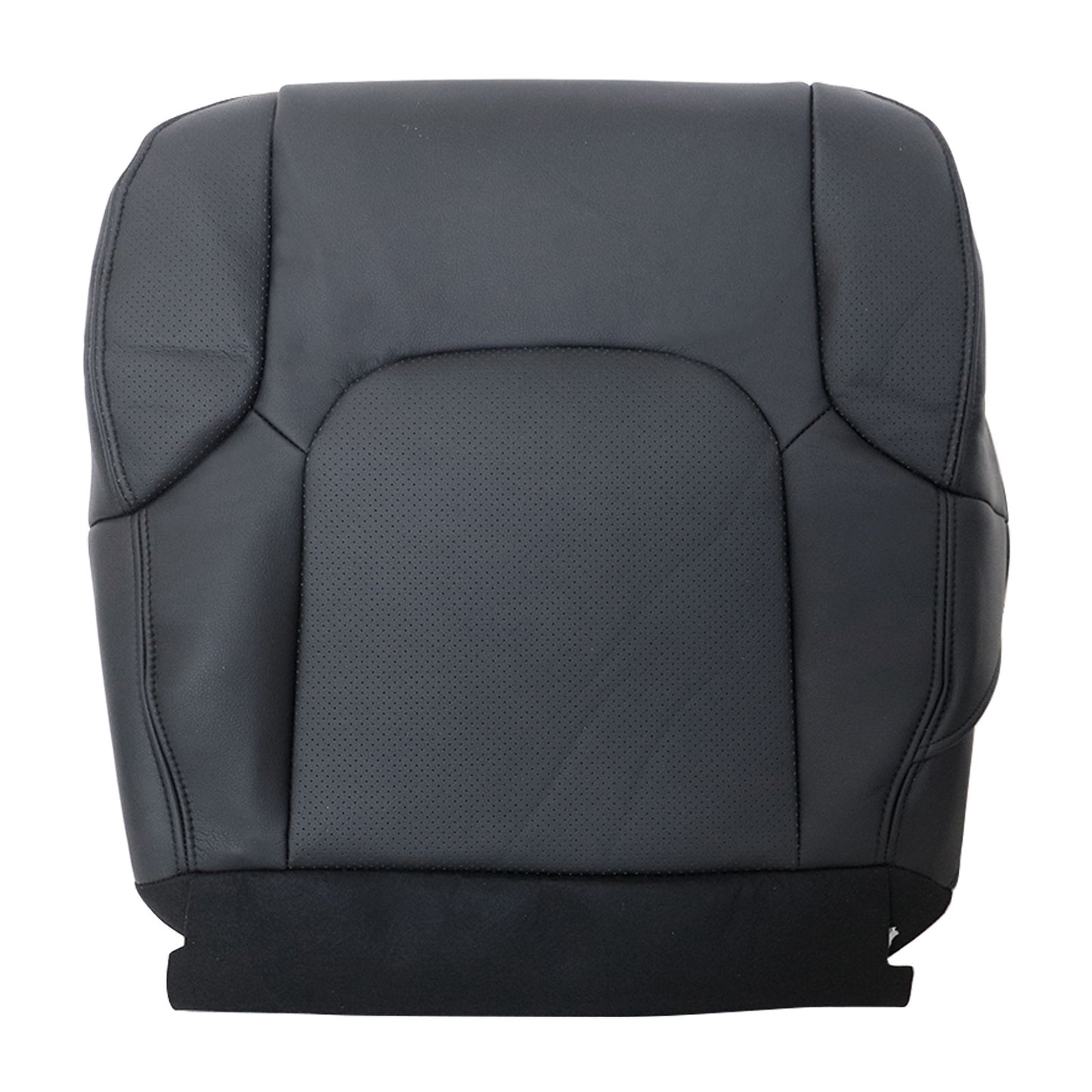 For 2005-2021 Nissan Frontier SL LE Pro-4x S SV Driver & Passenger Bottom Leather Seat Cover Black