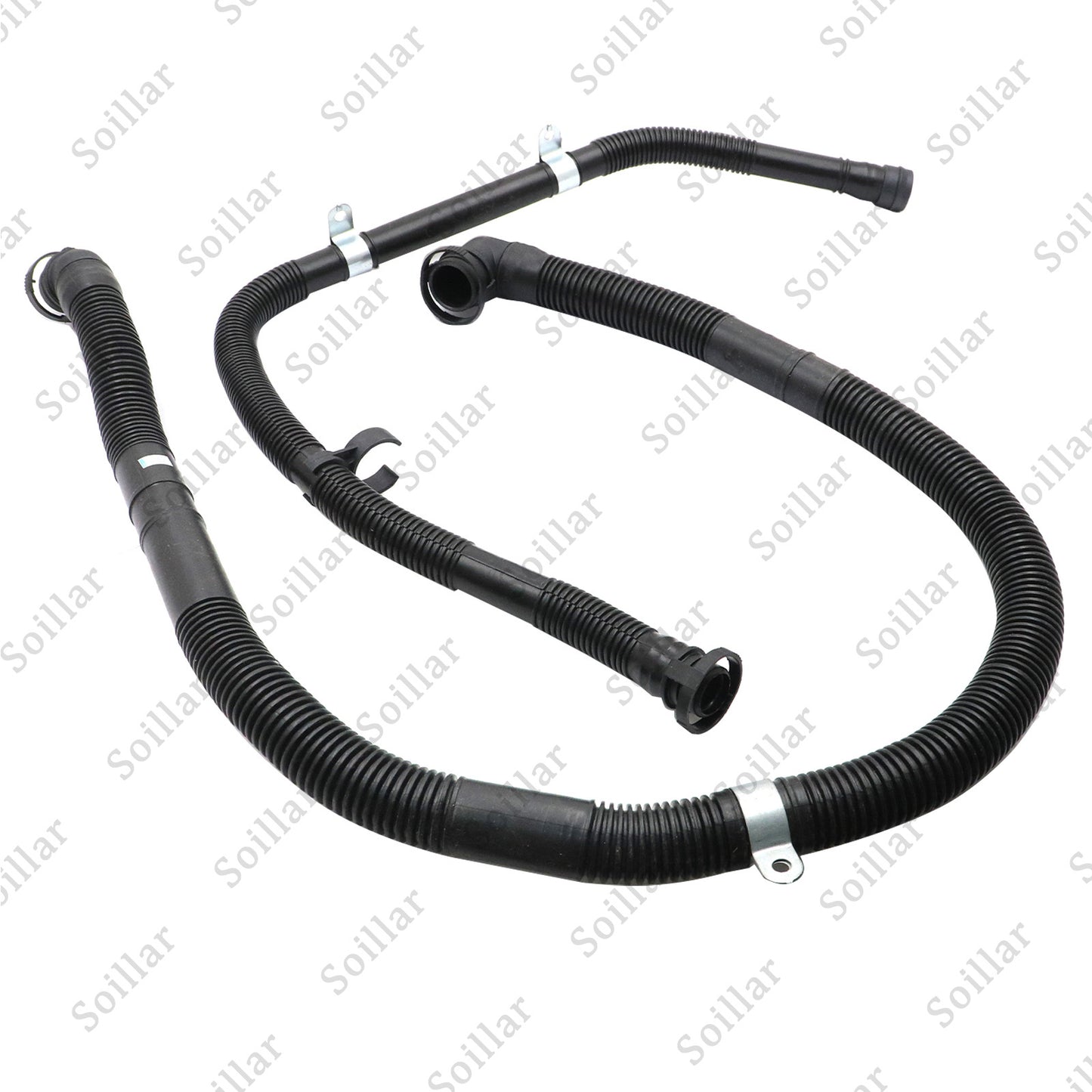 2PCS Air Pump Connecting Hose For VW Golf Jetta AWD AWW AUDI TT AWP 1.8T