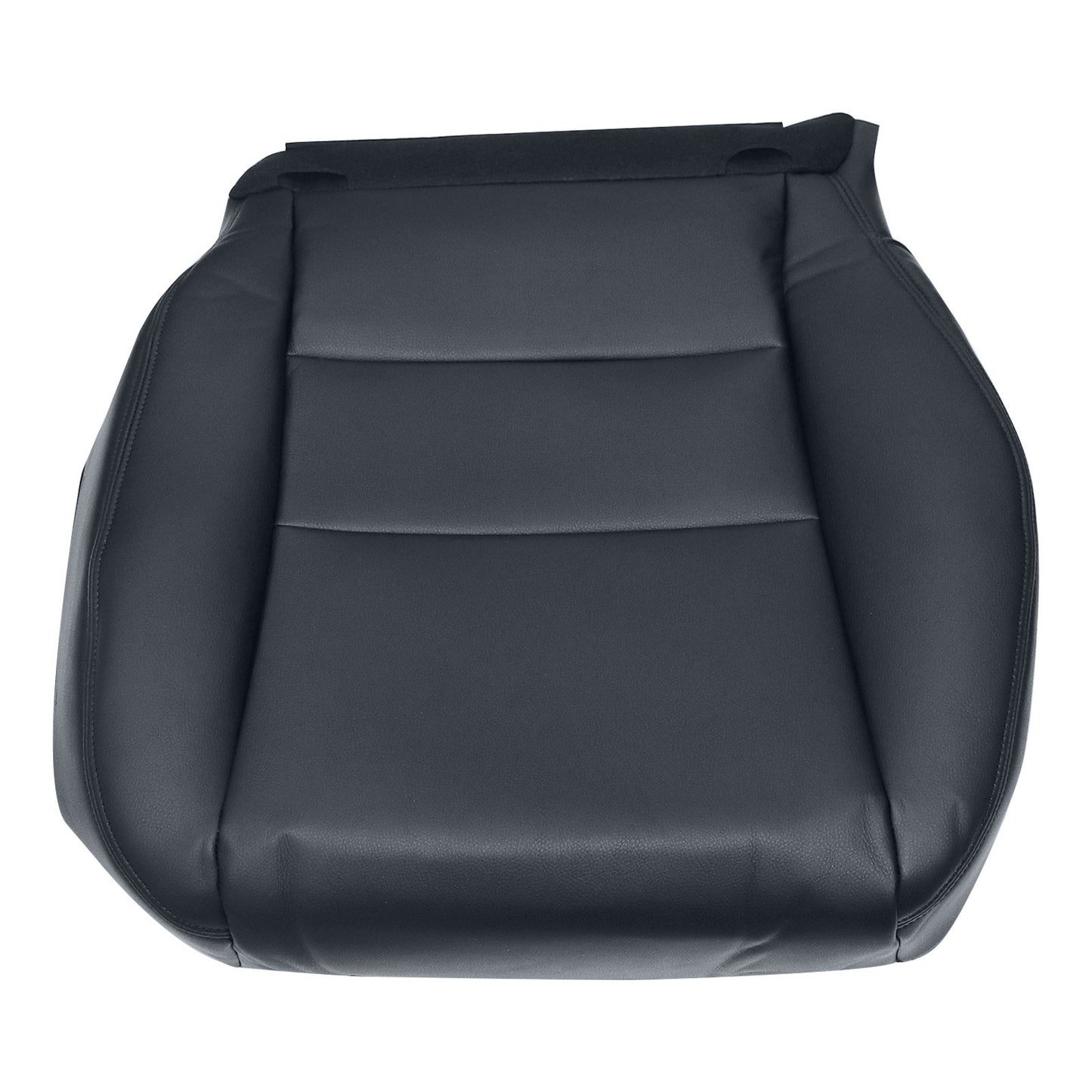5PCS For 2003-2007 Honda Accord 4-Door Front Driver & Passenger Bottom & Top Leather Seat Cover Black