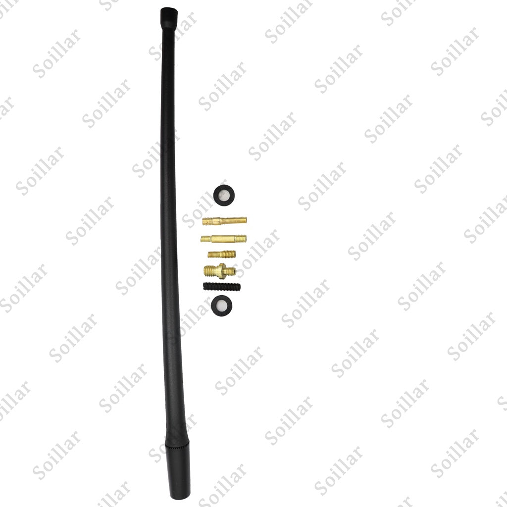 13" SHORT Custom Flexible Rubber Antenna Mast FITS Fits For 1994-2021 Dodge RAM